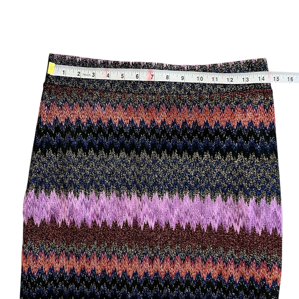 Ramy Brook Whiskey Metallic Skirt in SoHo Knit Size Large - Picture 8 of 10